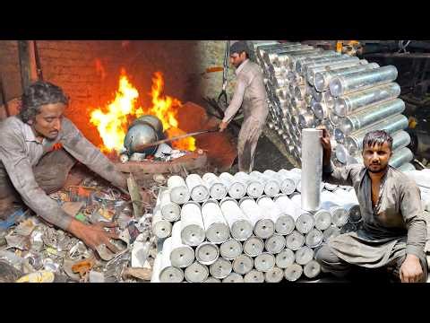 Amazing aluminum recycling process || top 5 recycling and Manufacturing process video