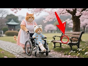 Ginger Kitten Falls From a Bike, Breaks a Leg, and Mama Cat Cares With Love Until Recovery 🐾🚲💛