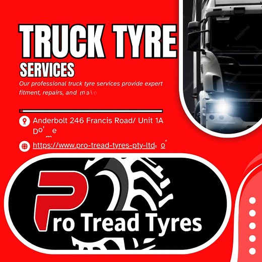 KEEP YOUR FLEET MOVING WITH PRO TREAD TYRES! 🚛 When the road gets tough, your tyres need to be tougher. That’s where Pro Tread Tyres (Pty) Ltd comes in — your trusted partner for durable truck tyres, expert fitment, and 24/7 breakdown support that keeps you rolling no matter what. 💥 Why Choose Pro Tread Tyres? ✅ 24/7 Emergency Breakdown Service ✅ Onsite Tyre Fitment – We Come to You ✅ New, Used & Recap Truck Tyres ✅ Truck Rims – New & Used ✅ Tyre Repairs & Puncture Fixing ✅ Professional Retrea