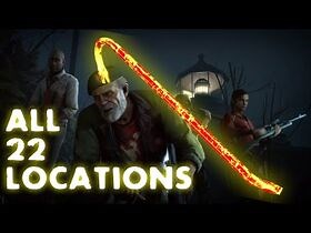 ALL GOLDEN CROWBAR LOCATIONS (Left 4 Dead 2 Golden Freeman Achievement)