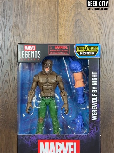 UNBOXING: Marvel Legends Werewolf by Night https://geekcitytoys.com #marvellegends #marvellegendscollector #toyunboxing #werewolfbynight #manthing