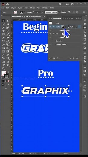 Adobe Illustrator Tips 2026 | Stroke Effect #illustrator #graphicdesign #tips