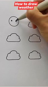 29K views · 515 reactions | How to draw weather #simplestepsforbeginners #easystepbysteptutorial #kidsartwork #learningkidsactivities #simplestroke #reelsvideo #reelsfb #fyp | Nica Aguilar | Facebook