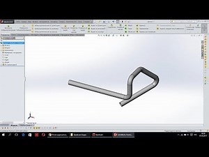 💛 Урок SolidWorks №6 Построение трубопровода по траектории
