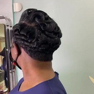Short hair gives the best look. Consider this amazing perm cut look on your next appointment with us. Our clients hair was Relaxed, cut and styled by @firstchoicesalon Your Total Beauty Solution. | First Choice Hair and Beauty Ghana