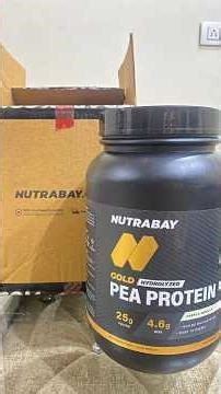 Nutrabay Pea Protien Vanilla Flavour unboxing #shorts