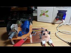 17685 kHz/16m Reception with 3-transistor SW regenerative receiver LEAP#375