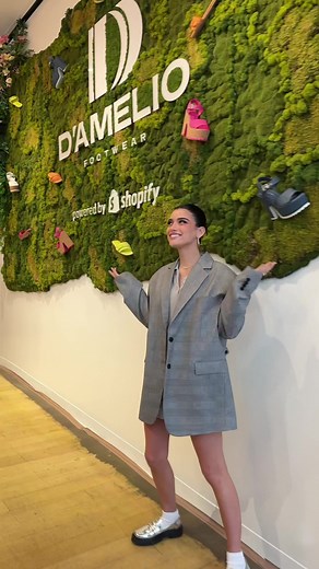 Explore the D'Amelio Footwear Pop-Up in New York City with Shopify!