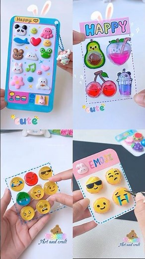 3D stickers x squishy sticker x water 3D sticker #tonniartandcraft #art #diy #love #craft