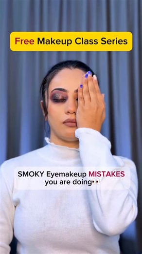 Free Makeup Education 🎓 on Instagram: "This video breaks down the most common smokey eye errors and how to fix them — blending mistakes, harsh edges, muddy colours, and fallout — so your eyes look clean, lifted, and professional. 🎥 @makeup.by.swatii Respected owner — DM for removal if you don’t wish to be featured. smokey eye mistakes, how to do smokey eyes, blending eyeshadow tips, smokey eye correction, eye makeup tutorial smokey eye, eyeshadow blending, makeup mistakes, eye makeup tips, pro