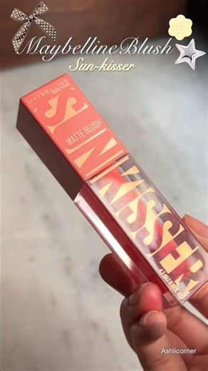 Maybelline sunkisser hazy matte blush 🧡✨ #maybelline #blush #makeupreview #beauty #review