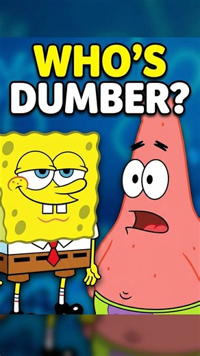 Patrick Makes SpongeBob Look Smart 😂