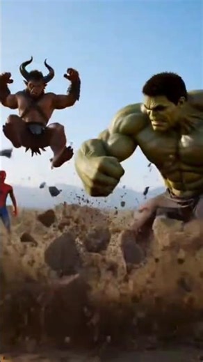 “Gaon Mein Aaya Doodh Ka Rakshas 😱 | Hulk 🟢 Doraemon 🔵 Spider-Man 🔴 Ka Dangerous Fight” #hulkmode