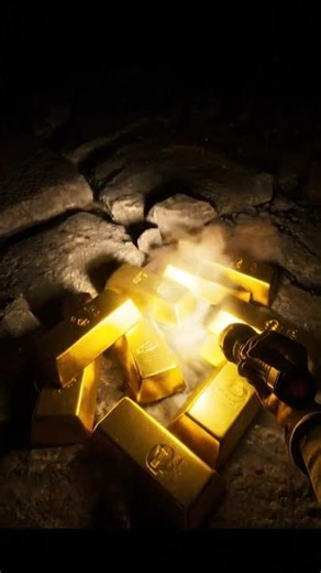 GOLD SCATTERED OR STACKED, Gold Bars Are Everywhere In This Place