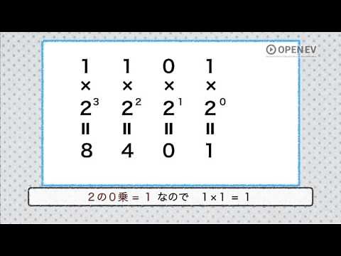 ２進数・10進数の変換法