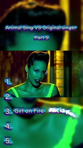 🎶Animal Sing VS Original singer Part 5 #singmovie #bestsongs #moviesongs