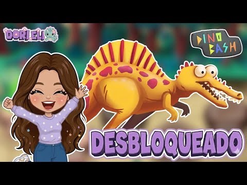 Conseguí al SPINO el dino más PODEROSO de DINO BASH 🦖🦕 // DORI ELI 💗