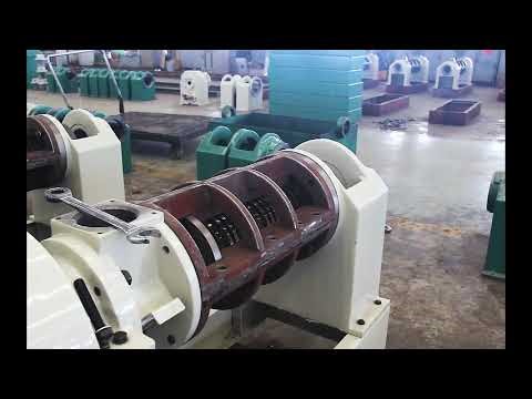 Step-by-Step Assembly Process of a Screw Oil Press Machine.