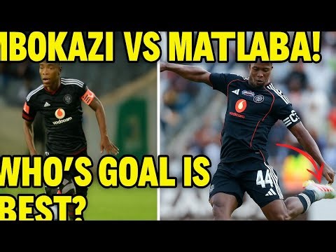 MBEKEZELI MBOKAZI GOALS VS THABO MATLABA'S GOAL, WHICH ONE IS BEST? #orlandopirates #southafrica