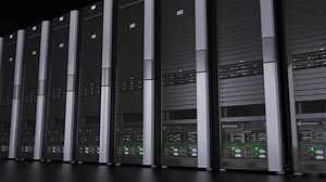 Seamless Looping Animation of Modern Data Server Racks