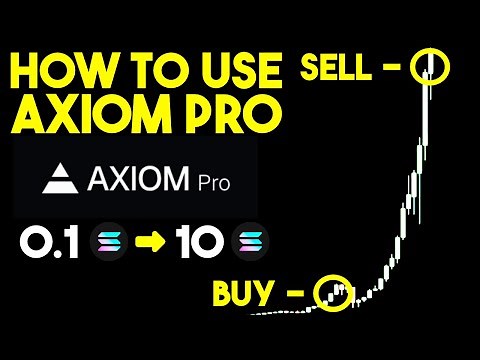 How To Trade Memecoins With Axiom Pro (AXIOM PRO GUIDE)