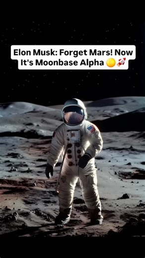 DiginoronEN | Elon Musk just dropped another mind-blowing pivot! Instead of colonizing Mars, the new big vision is Moonbase Alpha: a self-sustaining city... | Instagram