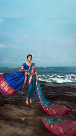 Prajakta Mali Gorgeous Saree Look ❤️