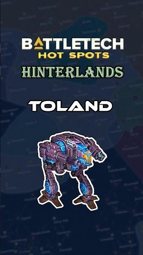 Battletech - Hot Spots Hinterlands Profiles: Toland #battletech