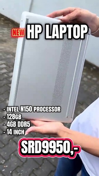 HP 14-inch laptop Intel N150 — 128GB, 4GB DDR5 voor SRD 9.950
