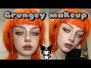 Grunge makeup tutorial (quick n easy) ☠️ad