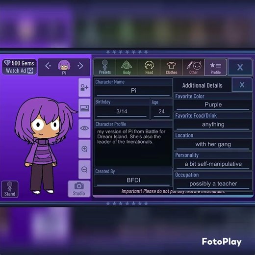 Pi and her gang in gacha club(re-updated)