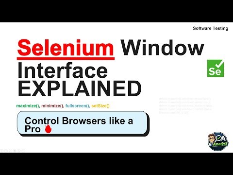 Selenium Window Methods You MUST Know 😱Avoid Element Not Clickable Errors