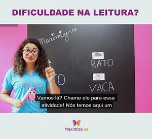 Ler está sendo um desafio para seu filho?  Olhe só essa super atividade que com certeza irá ajudá-lo no processo de aprendizado! Chame ele e vamos estudar juntos? | Maximize-se | Facebook