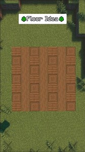 Aesthetic Wooden Floor Idea In Minecraft!🌳