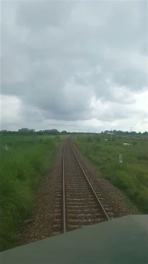 Cab ride in chinese locomotive ZCU leading the best train Karakoram express crossing near Sangla hil