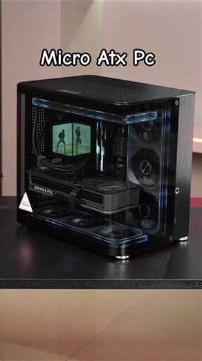 Ultimate Micro Atx Gaming PC Build for 2026 🚀AMD Ryzen 7 9800X3D + RTX 5070 😱 #gamingpc #pcbuild