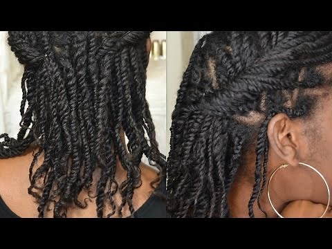 How To: 3 Strand Twists on Natural Hair | Wearable Mini Twists | Low Manipulation Protective Style