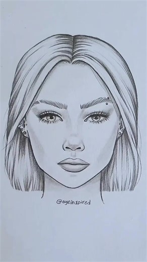 Drawing Tutorial: How to Sketch a Face Portrait