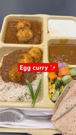 Office Lunch Today 😋 Egg Curry + Rajma Combo 🔥 #officelunch #desifood #viralshorts #minivlog