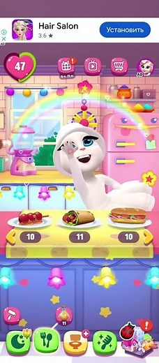 My Talking Angela ASMR #chocolate #funny