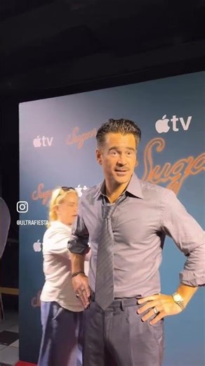 Colin Farrell in Miami during Formula 1 weekend promoting season 2 of Sugar