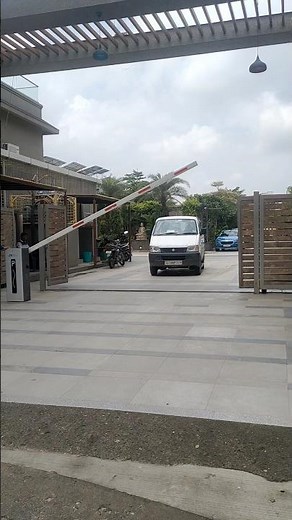 Boom Barrier Installation & Connection !! Automatic Parking Gate Barrier System #shorts #shortsfeed