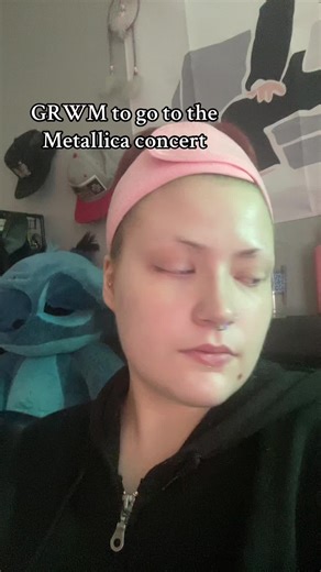 GRWM to go see #Metallica #concert #grwm #metalhead #goth #punk #alternative