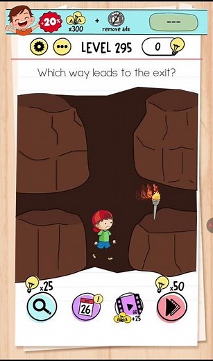 Brain Test Level 295 Walkthrough