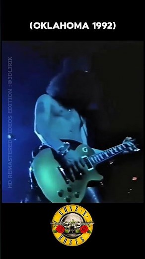 🔫 GUNS N' ROSES🌹- ESTRANGED (OKLAHOMA 1992) #gunsnroses #lyrics #rock #music #concert