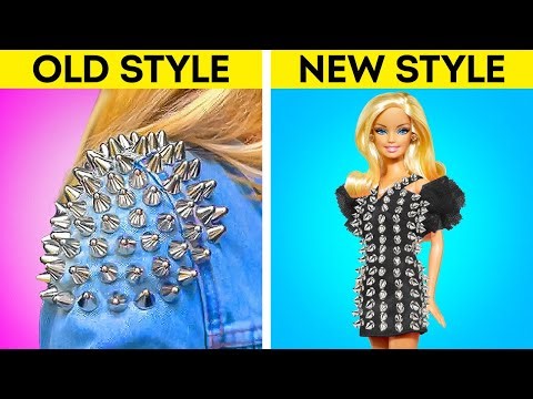 Rich VS Poor Barbie 🌈 Rainbow Doll Transformation Ideas