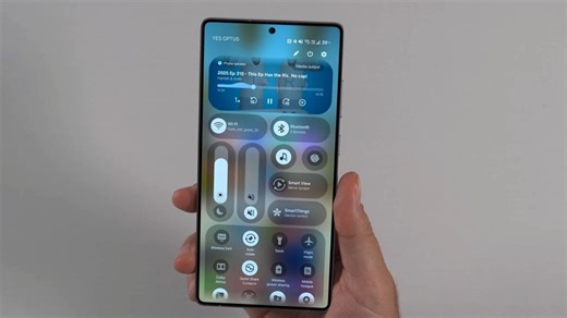 One UI 9 could bring glassy visual effects to Galaxy phones and tablets