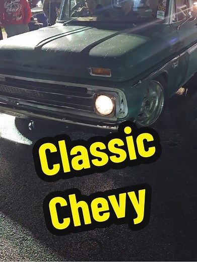 2.9K views · 83 reactions | Classic Chevy  Truck Rollin Through Daytona Turkey Run Nites | The Customized Ride | Facebook