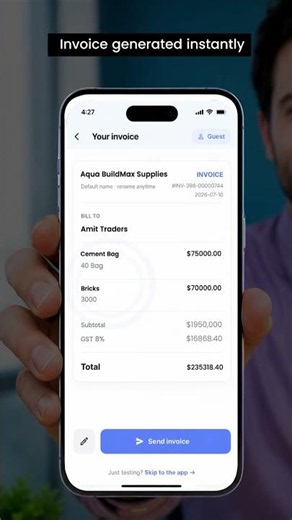 Tax-Ready Invoices in Seconds ⚡ | Munimji AI