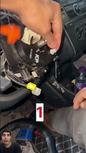 How to correct fix steering clock spring #shortvideo